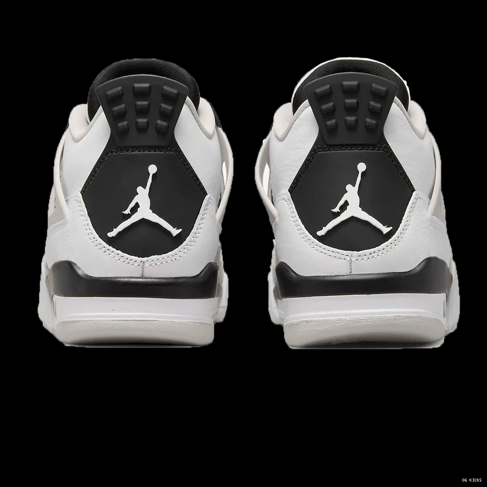 Black Air Jordan GS 4 Military Retro 0715
